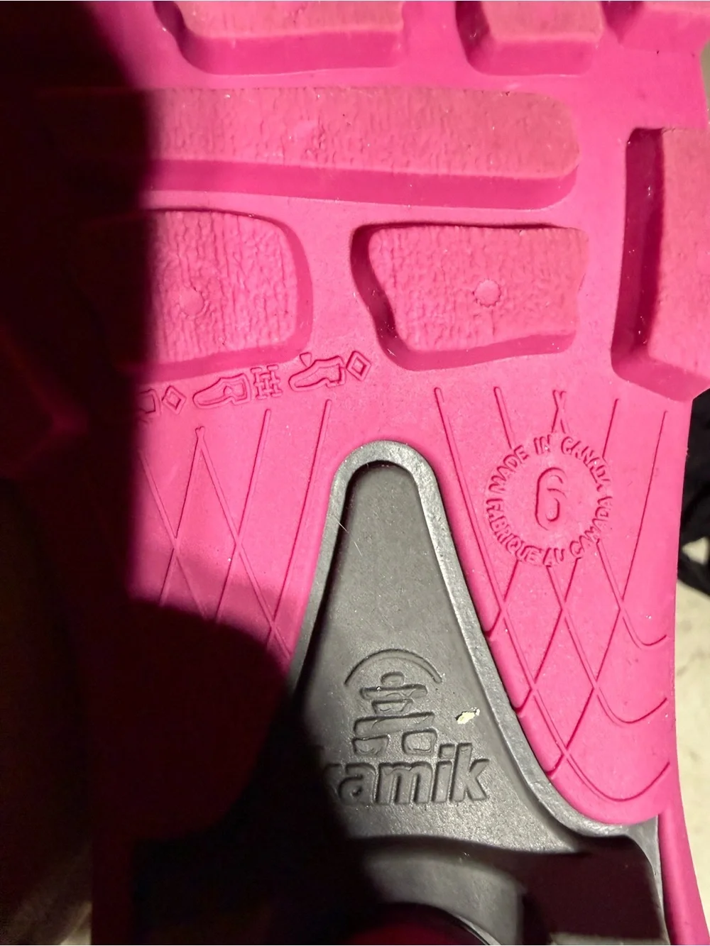 Kamik Gray and Pink Kids' Waterproof Winter Boots